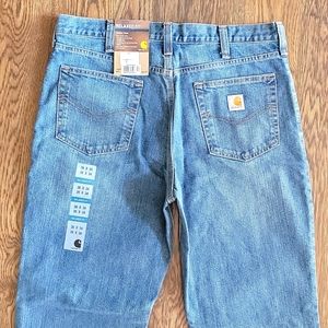 NWT Carhartt Relaxed Fit Holter Denim Jean's, Men's 36×34
